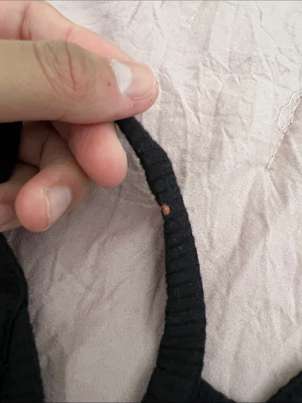 Source Unknown Black Ribbed Snap-Front Racerback Kids One-Piece - Picture 6 of 6